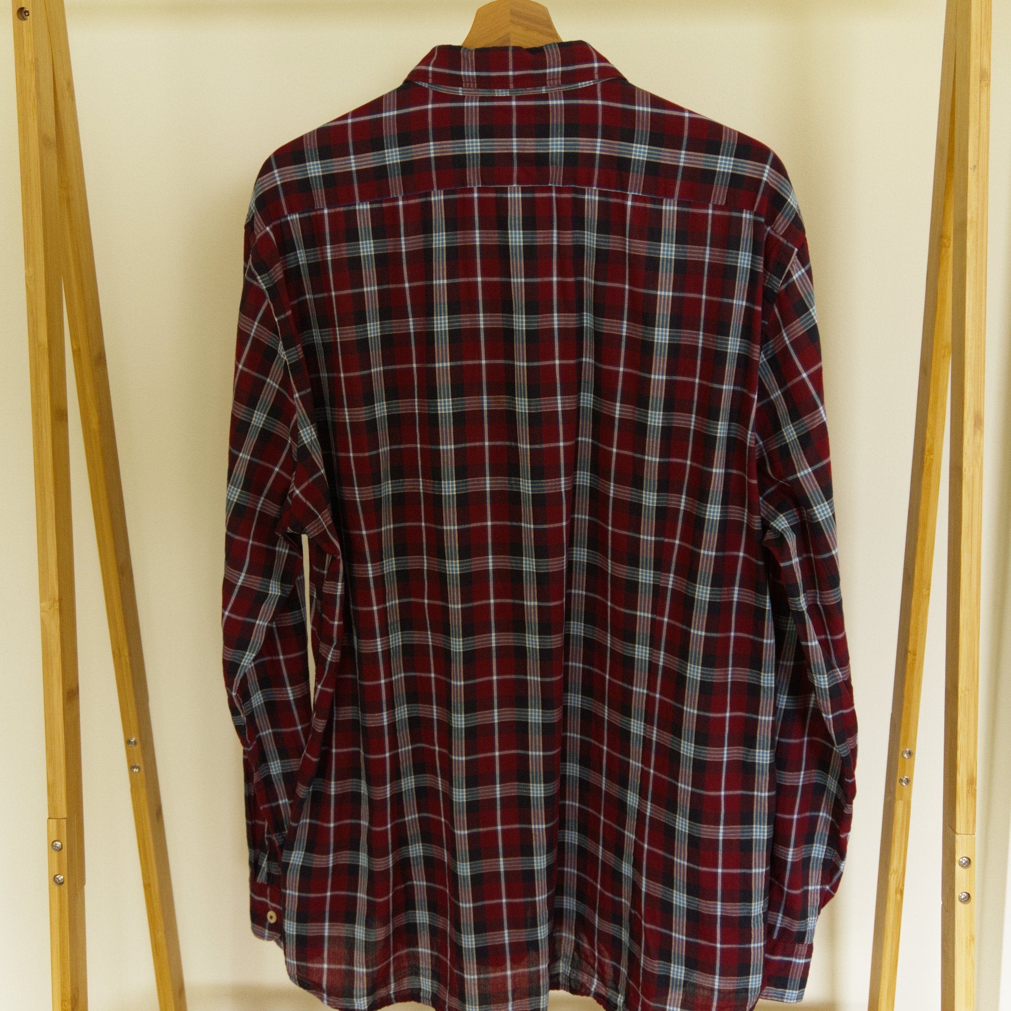 Marc O'Polo, burgundy checked shirt