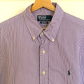 Polo Ralph Lauren, purple-striped button-down