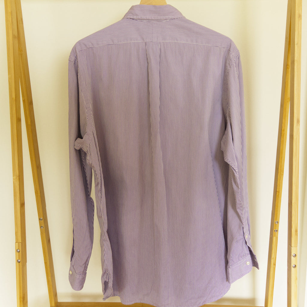 Polo Ralph Lauren, purple-striped button-down