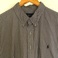 Ralph Lauren, black and white check shirt