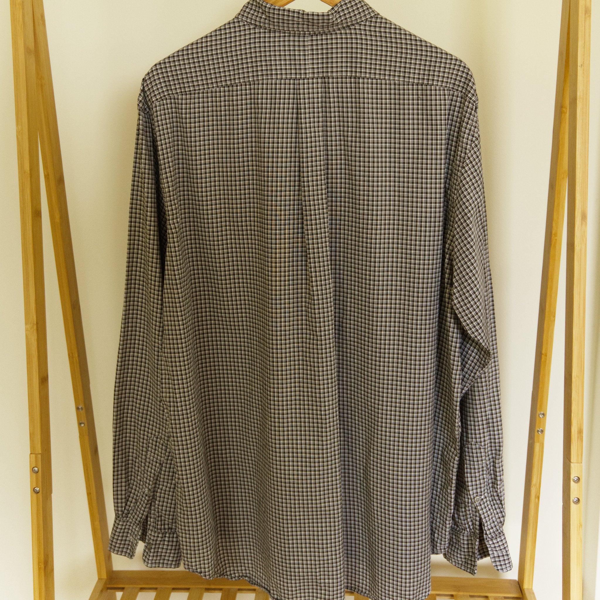 Ralph Lauren, black and white check shirt