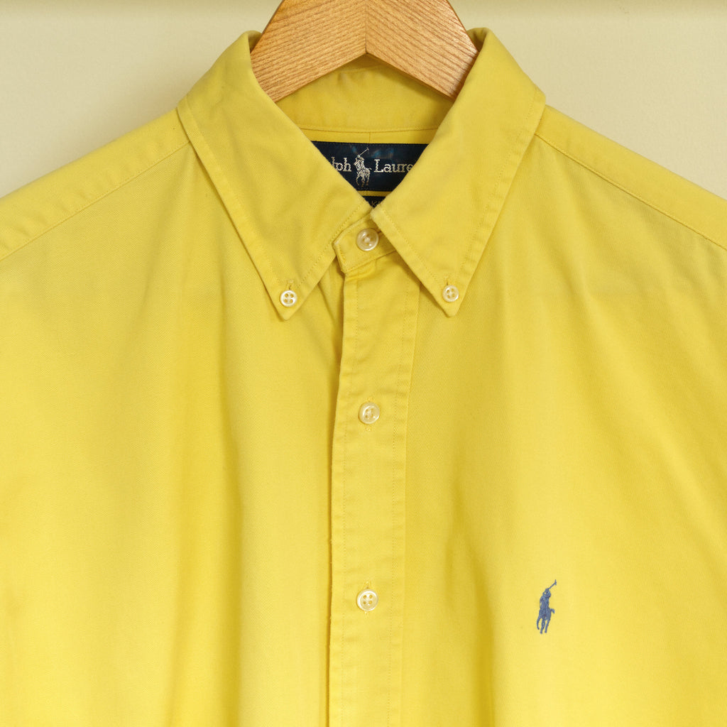 Ralph Lauren, butter-yellow shirt