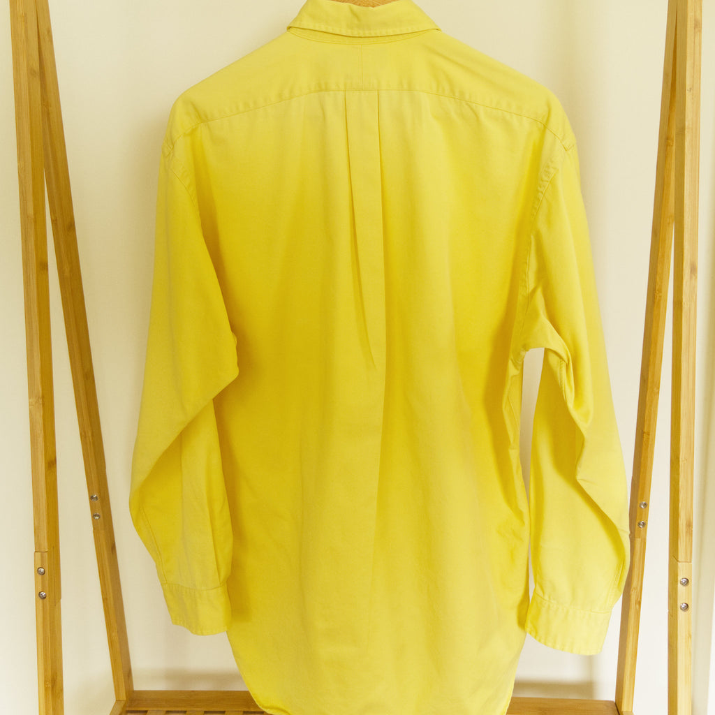 Ralph Lauren, butter-yellow shirt
