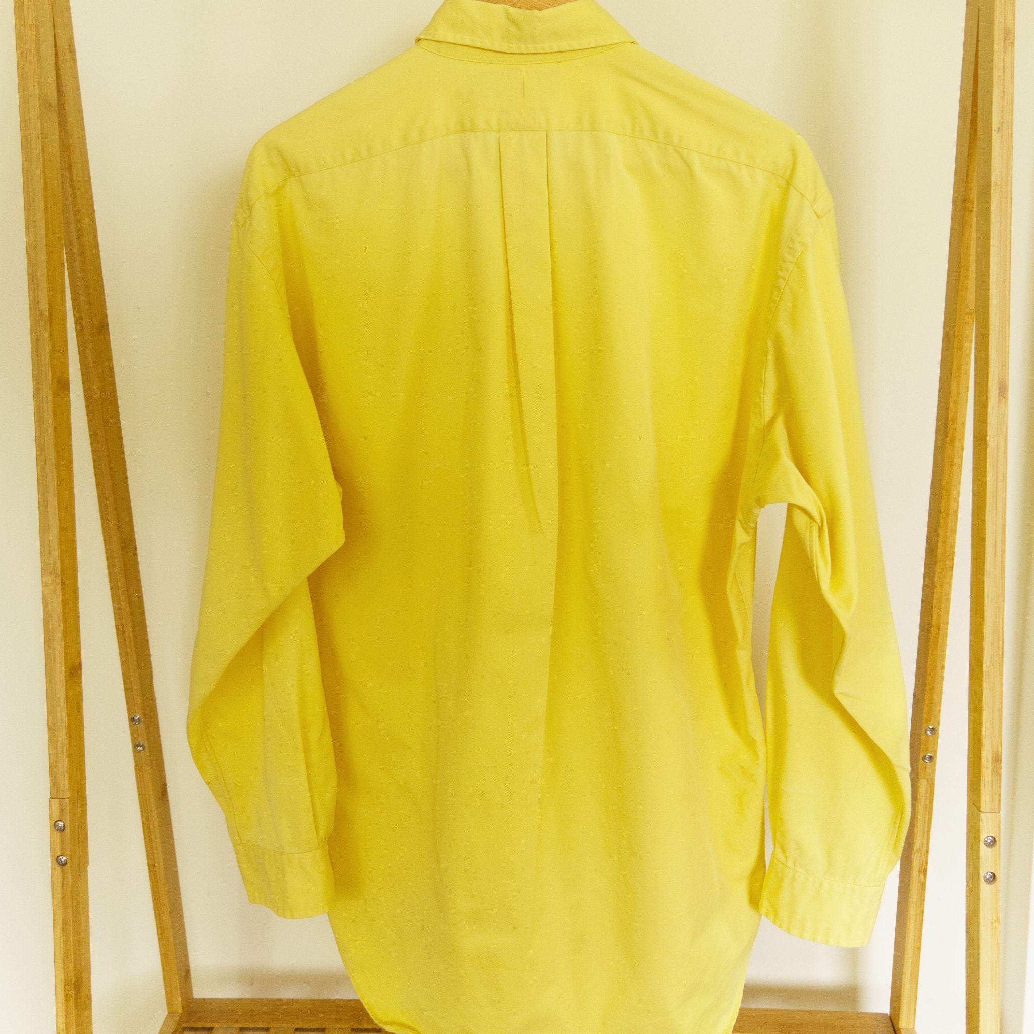 Ralph Lauren, butter-yellow shirt