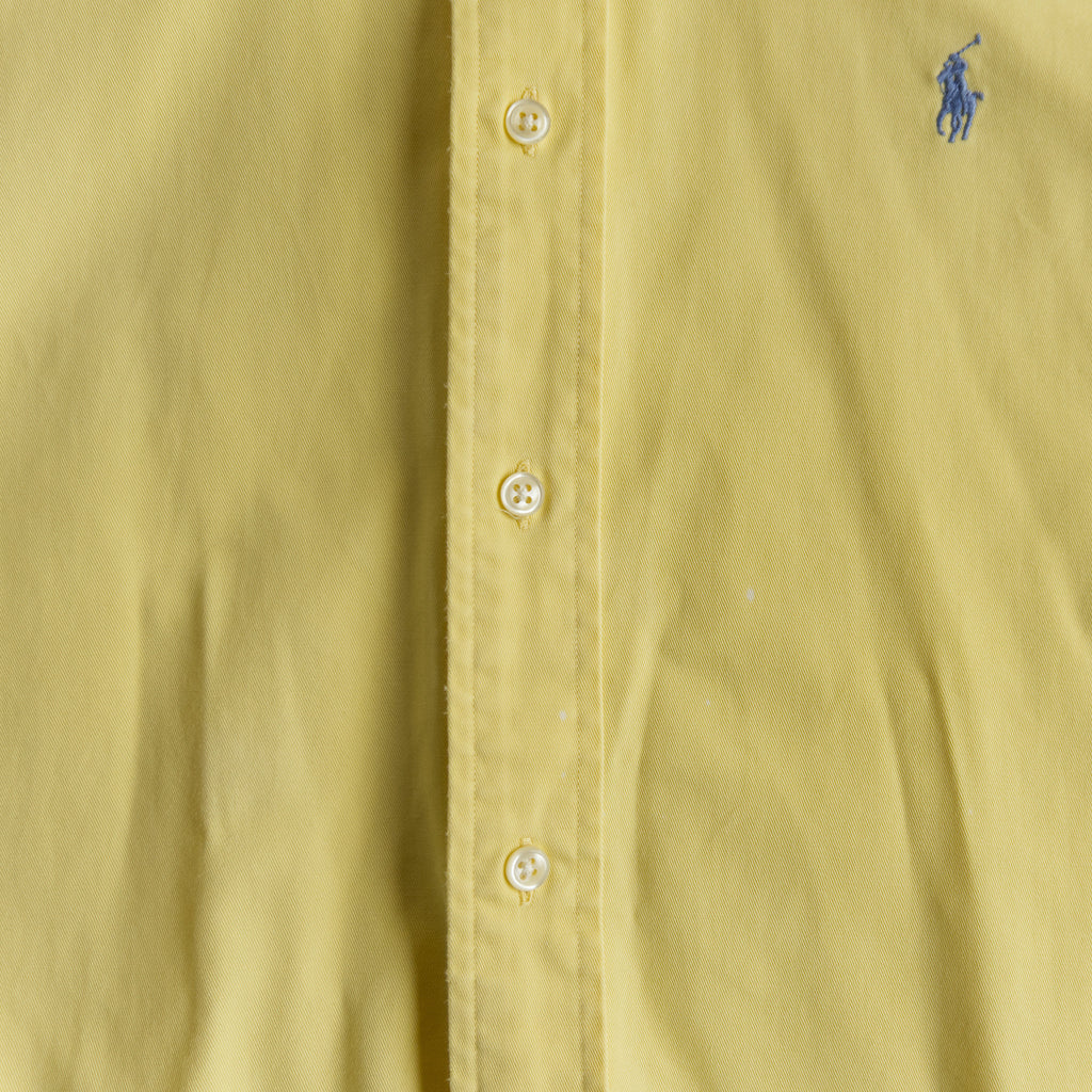 Ralph Lauren, butter-yellow shirt