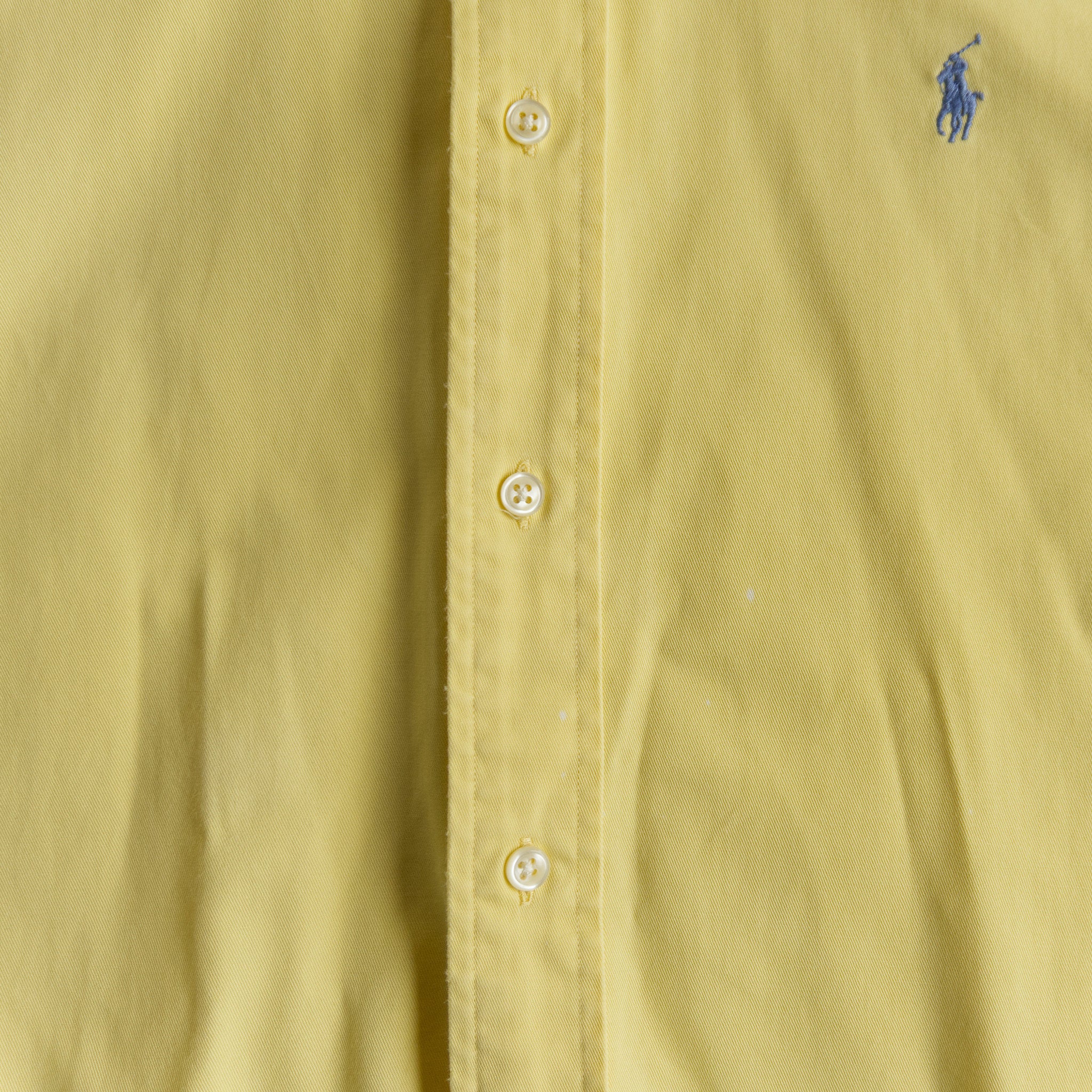 Ralph Lauren, butter-yellow shirt