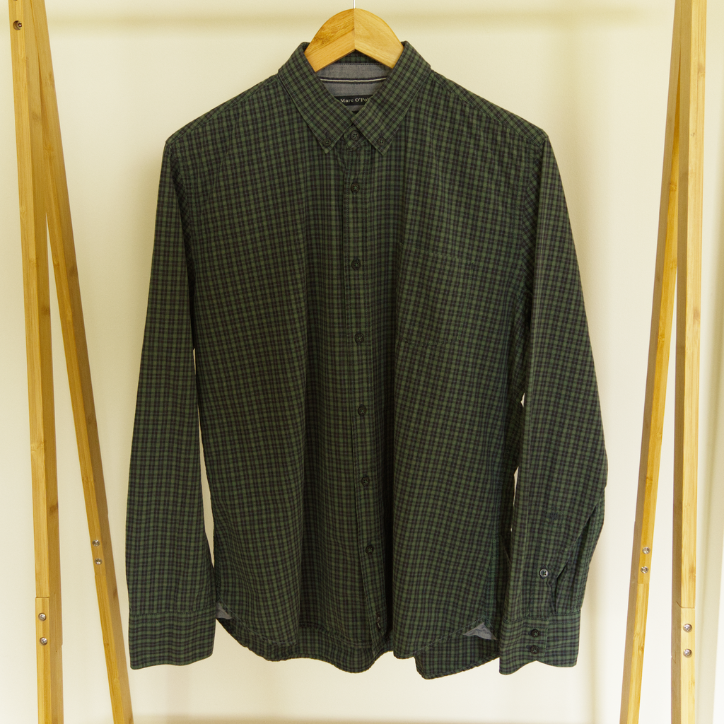 Marc O'Polo, green checked shirt