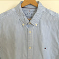 Tommy Hilfiger short-sleeve oxford, blue stripe