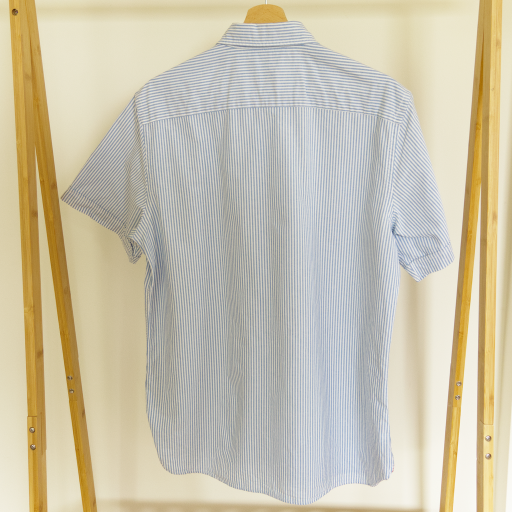 Tommy Hilfiger short-sleeve oxford, blue stripe