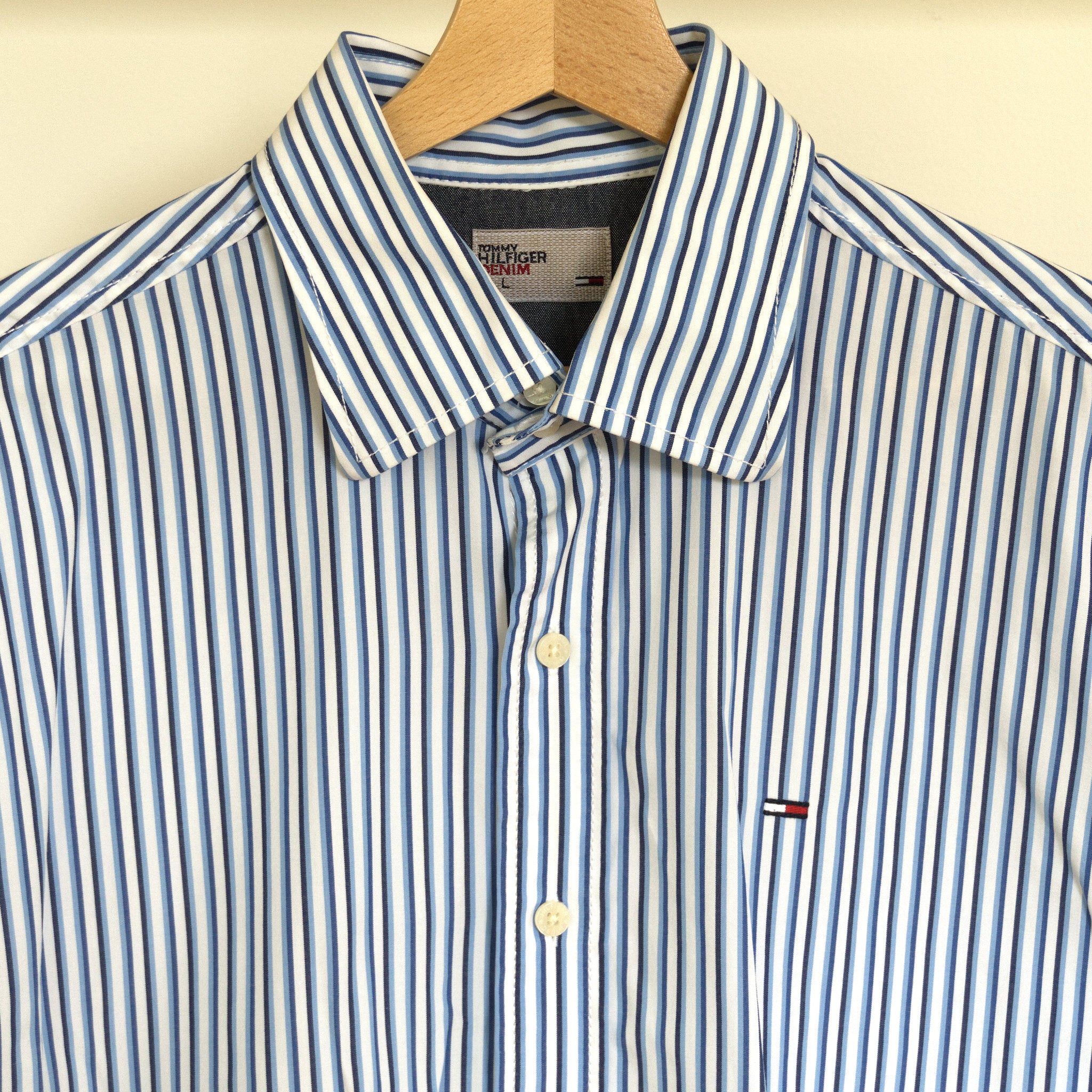 Tommy Hilfiger Denim, blue-striped shirt