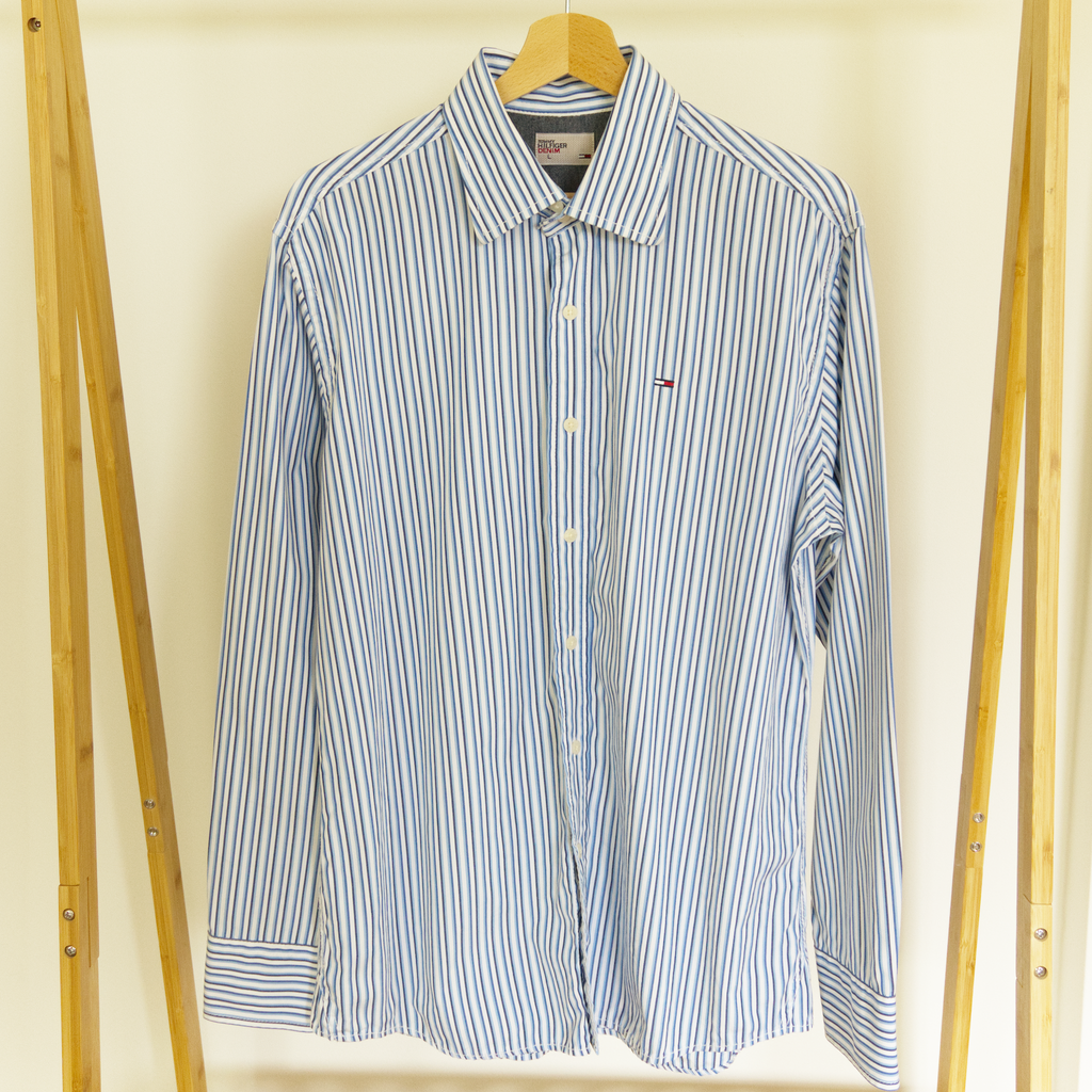 Tommy Hilfiger Denim, blue-striped shirt