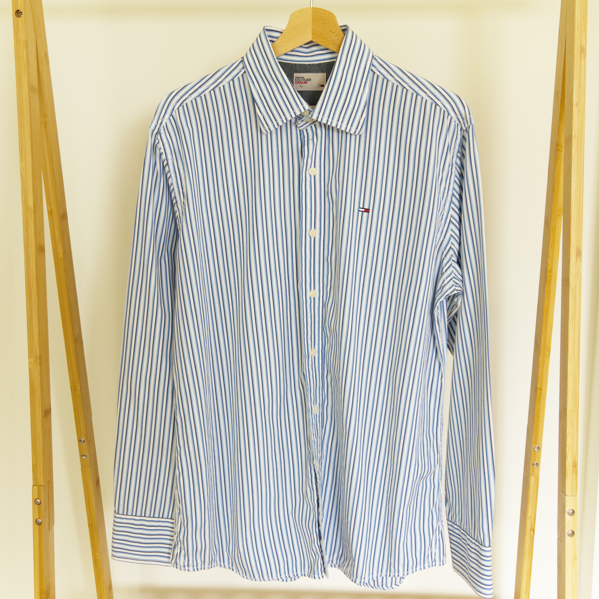 Tommy Hilfiger Denim, blue-striped shirt