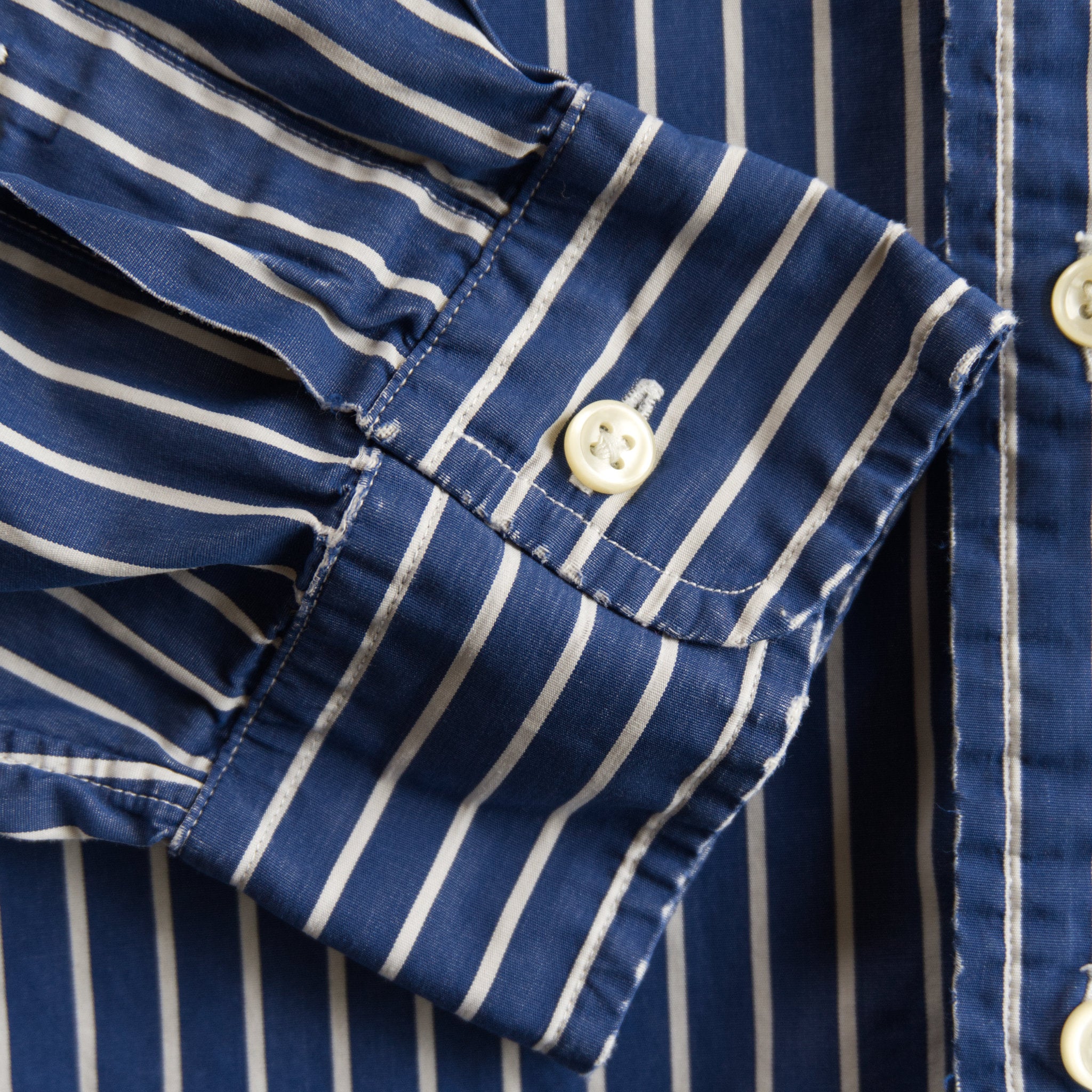 Polo Ralph Lauren, navy bengal-stripe shirt