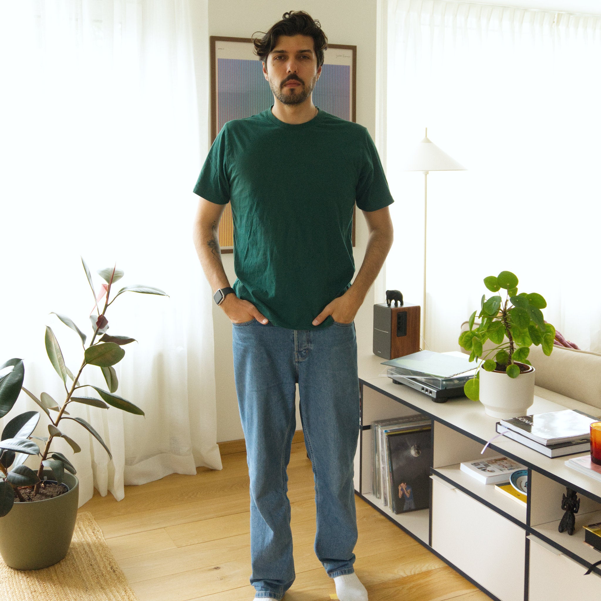 Dickies t-shirt, bottle green