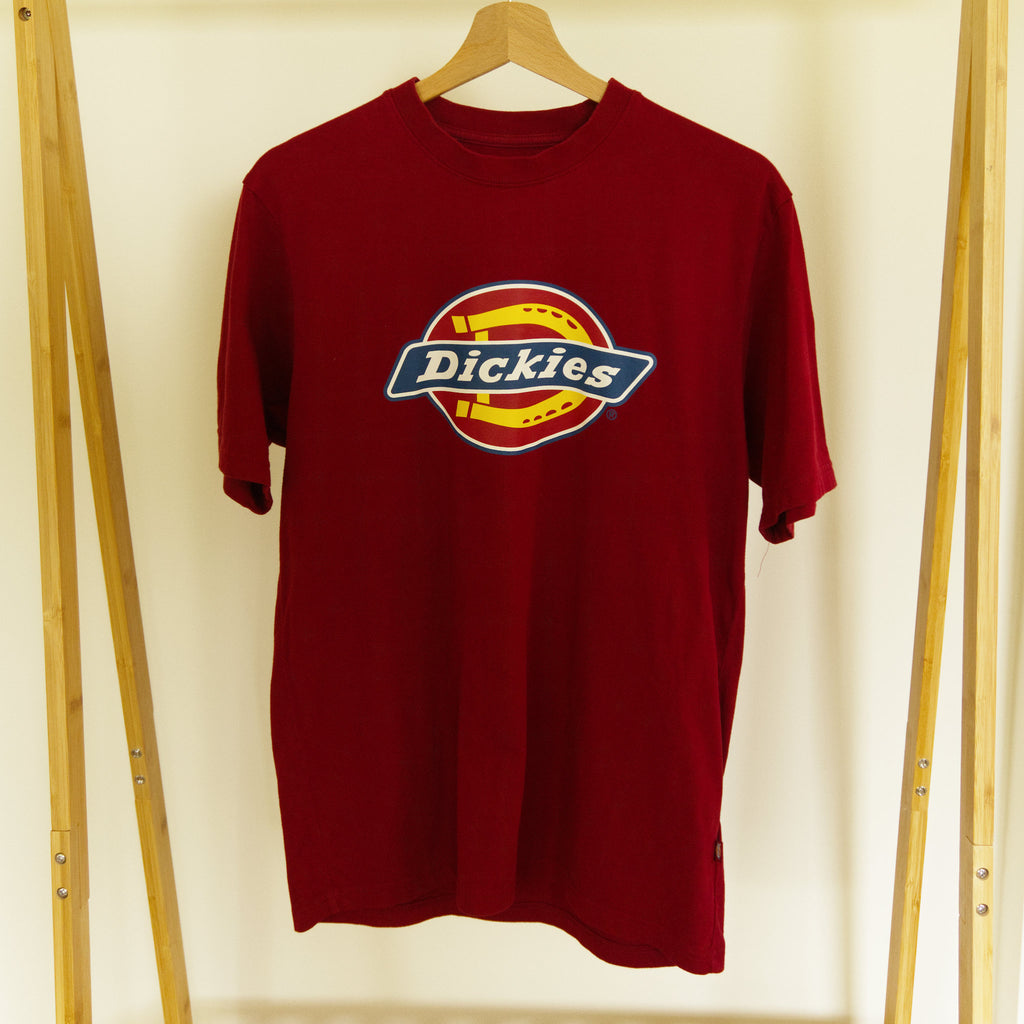 Dickies t-shirt, burgundy, horseshoe logo