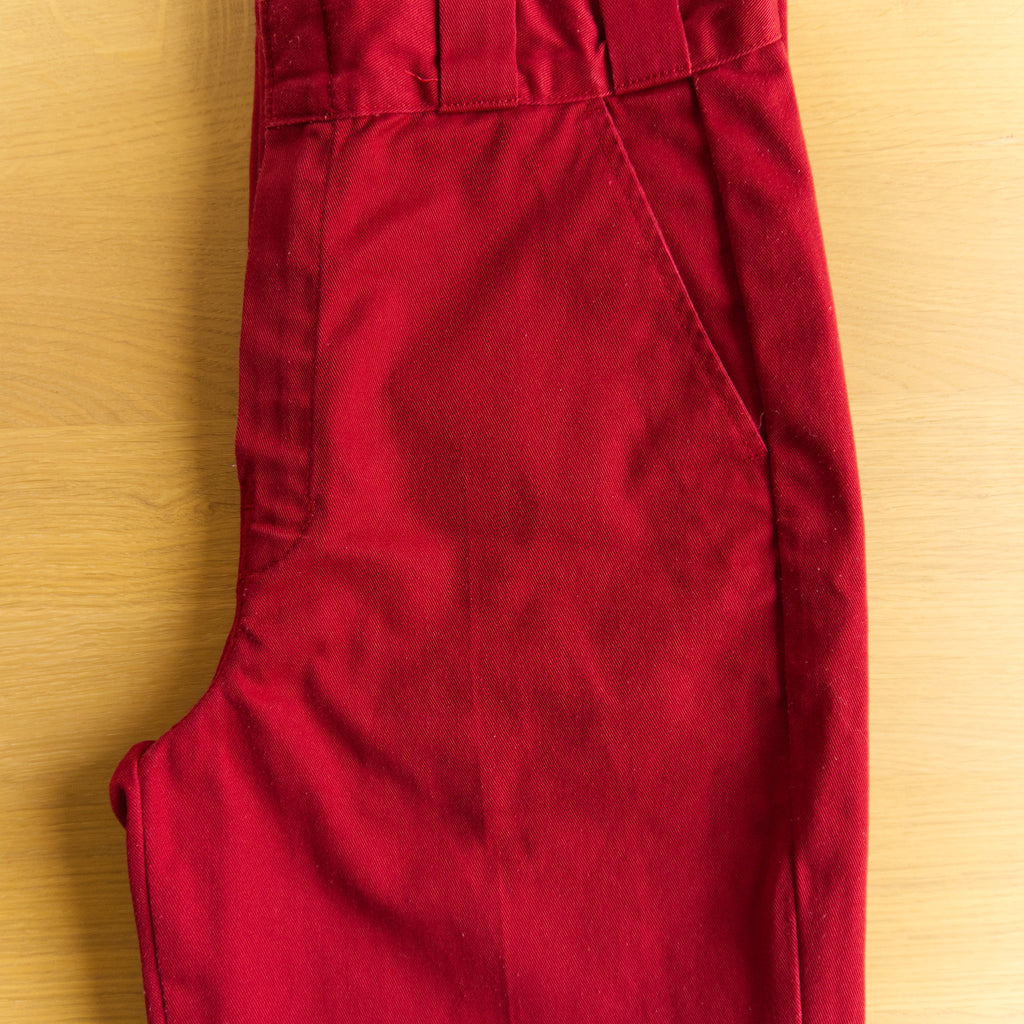 Dickies work trousers, burgundy, W28