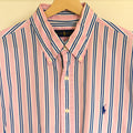 Ralph Lauren, pink and blue striped shirt