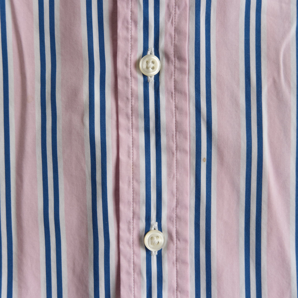 Ralph Lauren, pink and blue striped shirt