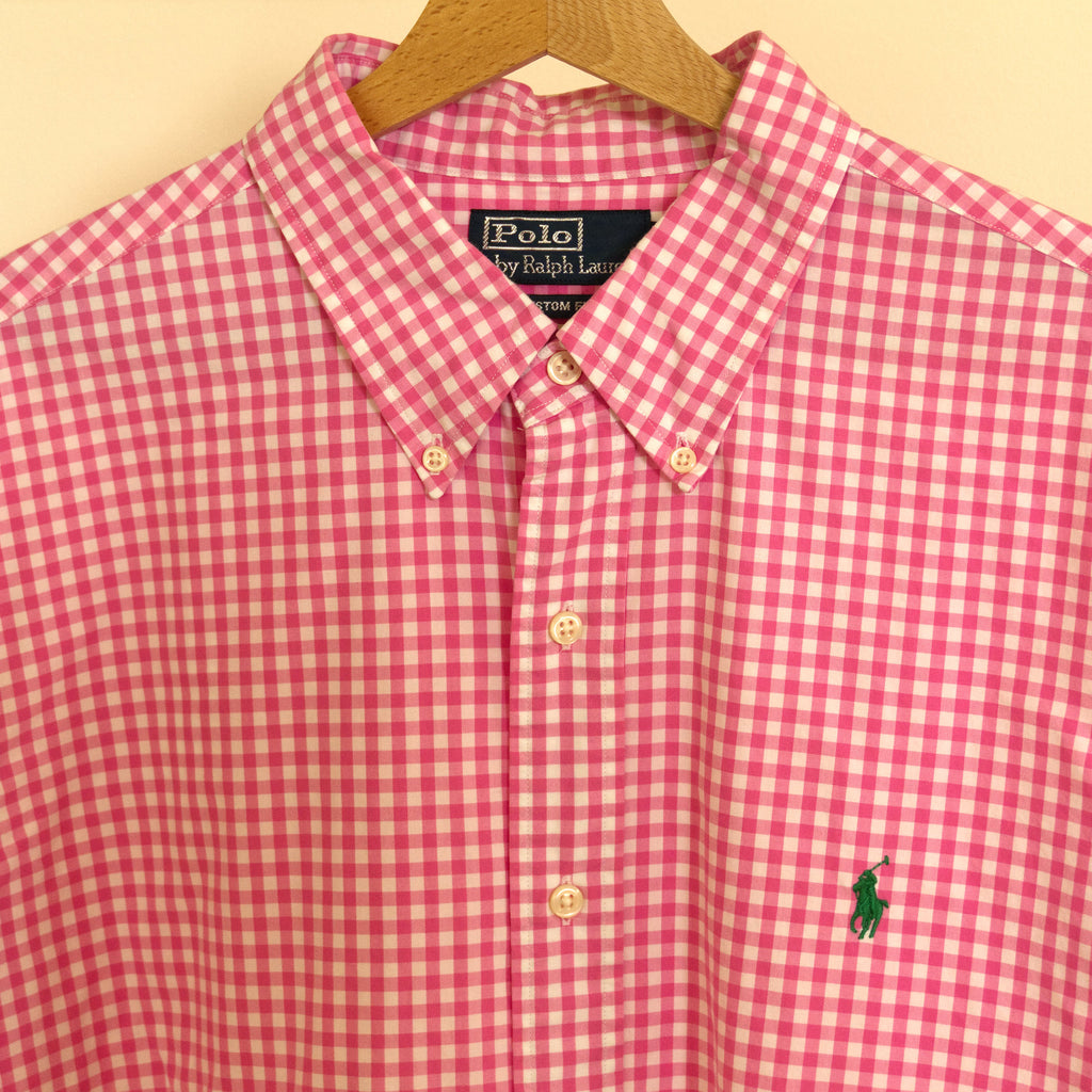 Polo Ralph Lauren, pink gingham button-down