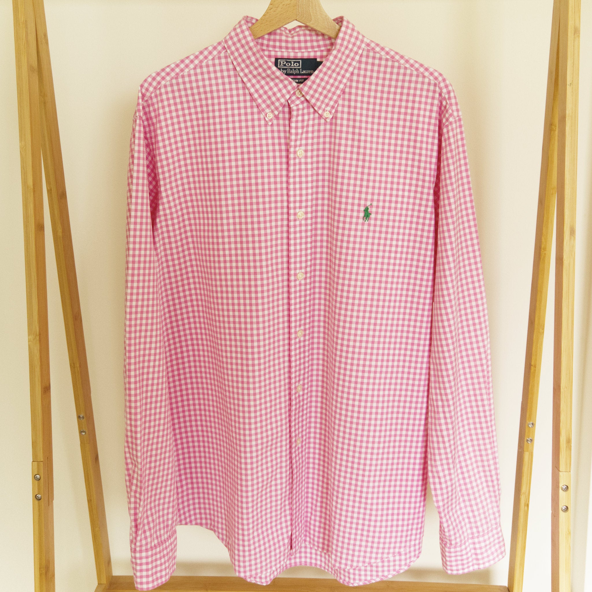 Polo Ralph Lauren, pink gingham button-down
