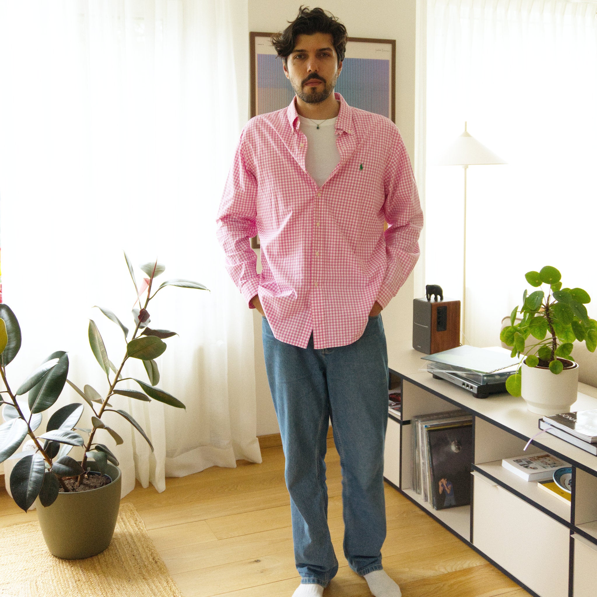 Polo Ralph Lauren, pink gingham button-down