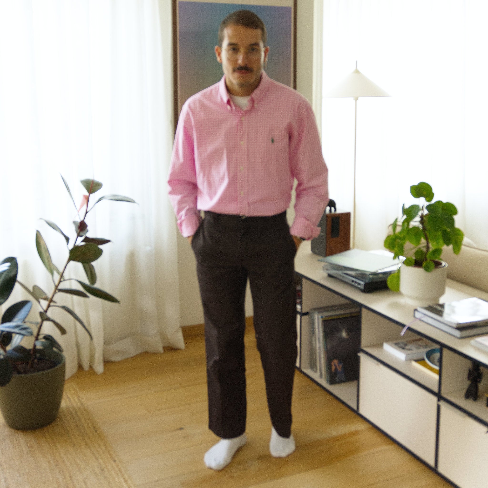 Polo Ralph Lauren, pink gingham button-down