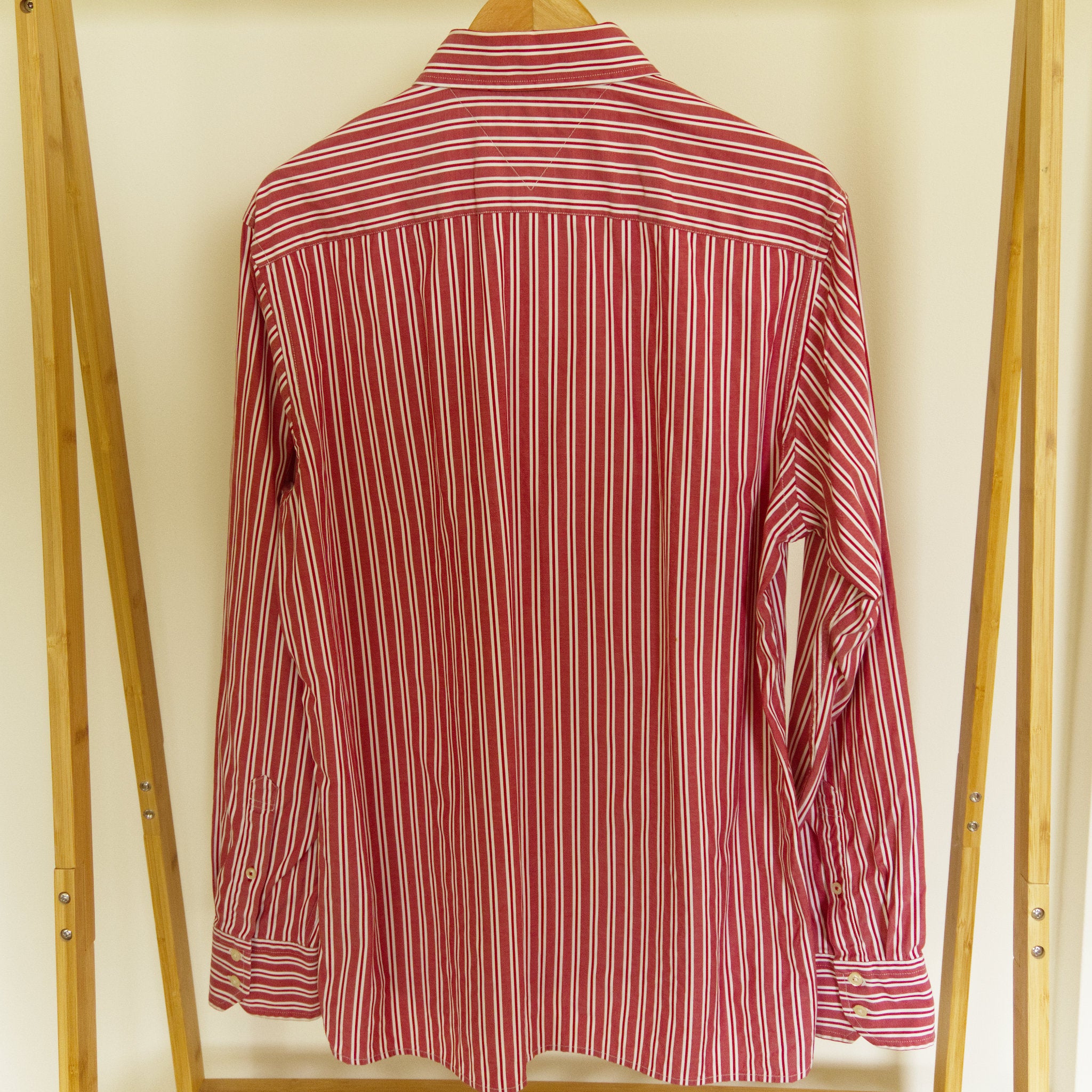 Tommy Hilfiger, red-striped button-down